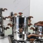 Batterie de Cuisine en Inox 18/10 - 45 Pièces Bois - Falez