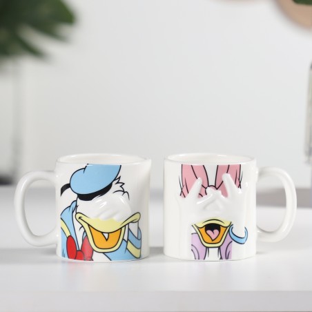 Lot de 2 Mugs Couple 350ML en Céramique