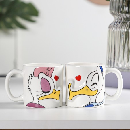 Lot de 2 Mugs Couple 350ML en Céramique