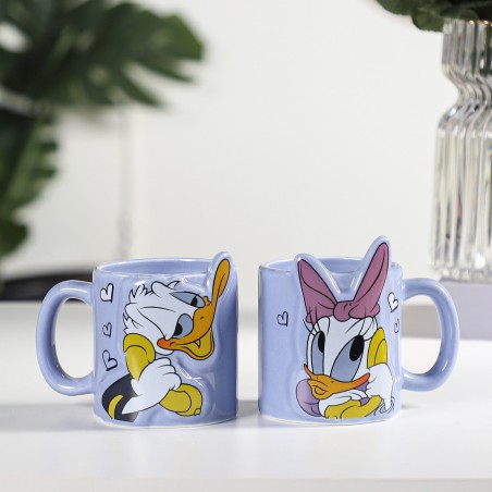 Lot de 2 Mugs Couple 350ML en Céramique