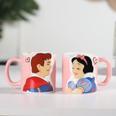 Lot de 2 Mugs Couple 350ML en Céramique