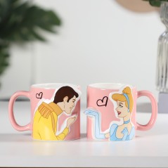 Lot de 2 Mugs Couple 350ML en Céramique