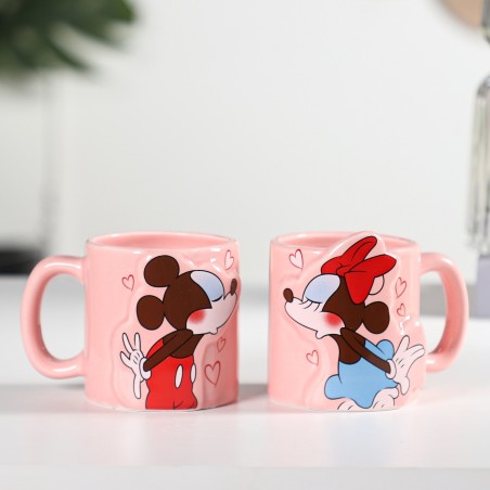 Lot de 2 Mugs Couple 350ML en Céramique