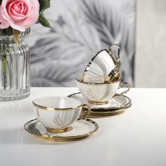 Service à Café au Lait 12 Pièces en Céramique