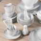Service à Table en Porcelaine 72 Pièces