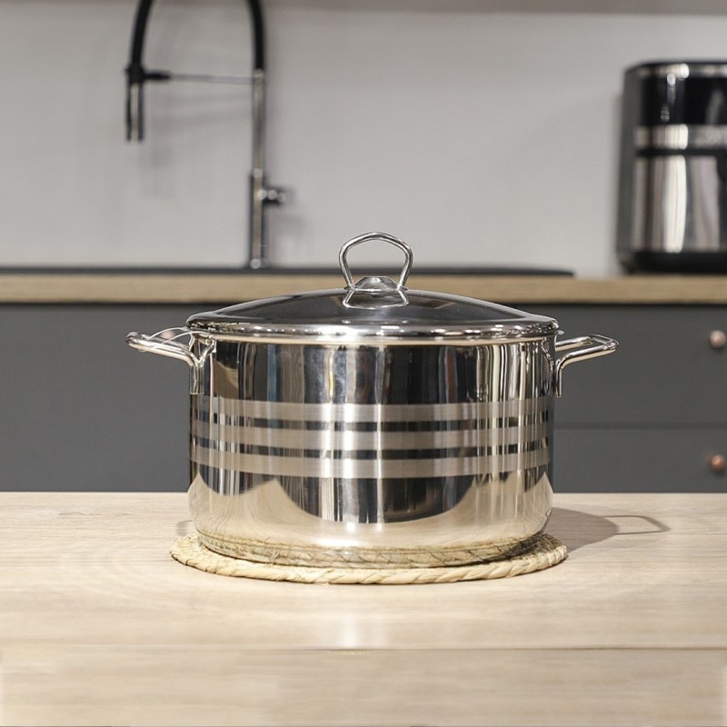 Faitout 22 cm en Inox 18/10 - Karkmos Faitout 22 cm en Inox 18/10 - Karkmos