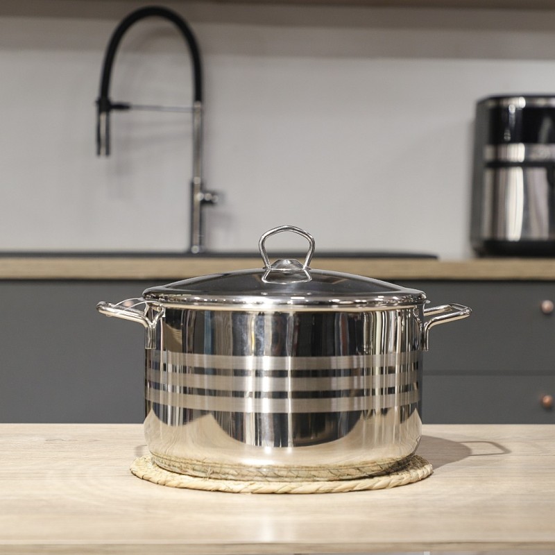 Faitout 20 cm en Inox 18/10 - Karkmos Faitout 20 cm en Inox 18/10 - Karkmos