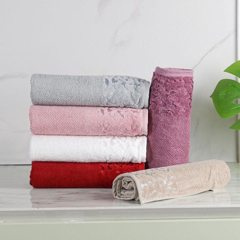 Pack de 6 Serviettes de Bain en Coton