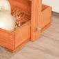 Étagère de Rangement en Bois 4 Niveaux Inclinés
