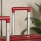 Série de 3 Valises en ABS Rouge - ABM