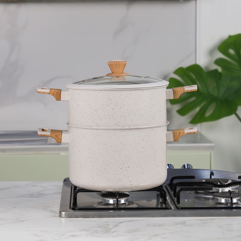 Couscoussier en Granite 26 cm avec Couvercle - SIZAR