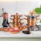 Batterie de Cuisine 23 pièces en Granite Effet Cuivre Batterie de Cuisine 23 pièces en Granite Effet Cuivre