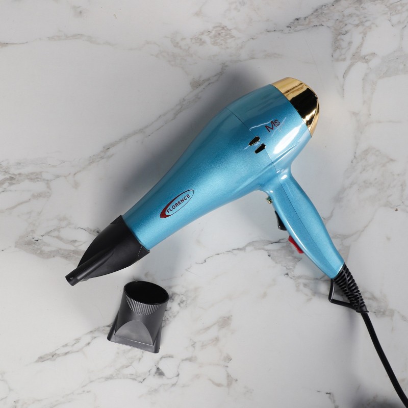 Séche Cheveux 2200W 18000 RPM Bleu - Florence HK-399