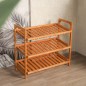 Porte-Chaussures en Bois 3 Niveaux