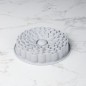 Moule à Gâteau Rond en Silicone Gris