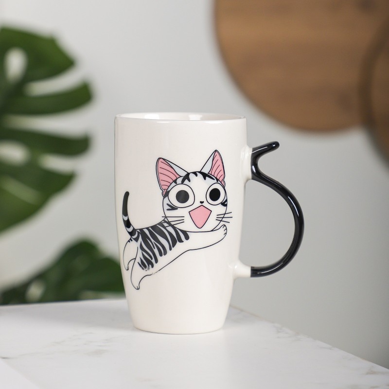 Mug Orangina Trend De PPD - Tasse à Café 400 Ml En Porcelaine D'os, Design Coloré