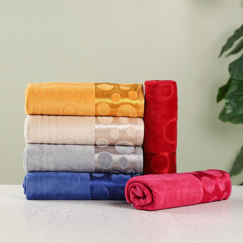 Pack de 6 Serviettes en Coton 50x90 cm - Cercle