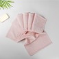 Lot de 6 Serviettes 30x50 cm Rose Claire - Moya Lot de 6 Serviettes 30x50 cm Rose Claire - Moya