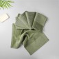 Lot de 6 Serviettes 30x50 cm Vert - Moya