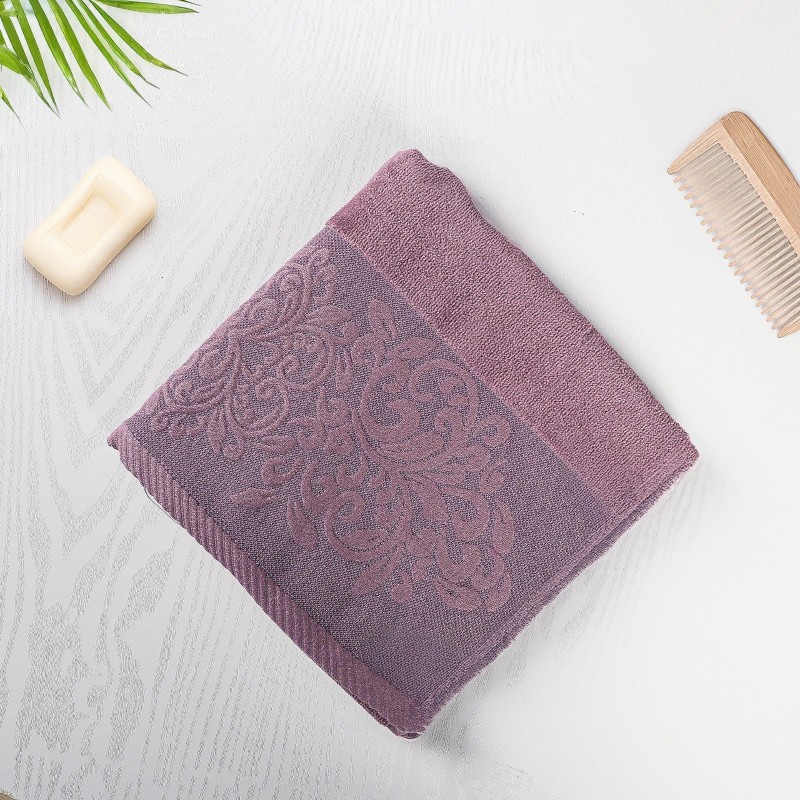 Serviette de Visage 50×90 cm Violet - Moya