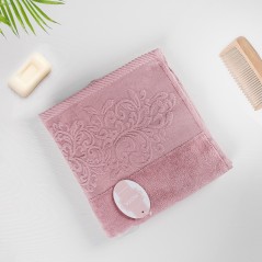 Serviette de Visage 50×90 cm Rose - Moya
