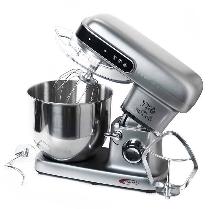 Robot Pétrin 10L 2200W Gris - Florence SMA02