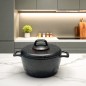 Faitout en Granite 20 cm avec Couvercle – GUSTO