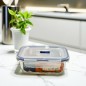 Boîte de Conservation 18 cm Rectangulaire en Verre Boîte de Conservation 18 cm Rectangulaire en Verre