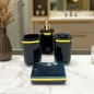 Ensemble d'Accessoires de Salle de Bain 4 Pièces en Céramique