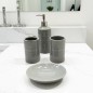 Ensemble d'Accessoires de Salle de Bain 4 Pièces en Céramique Ensemble d'Accessoires de Salle de Bain 4 Pièces en Céramique