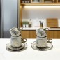 Service à Café Mixte 24 Pièces en Céramique