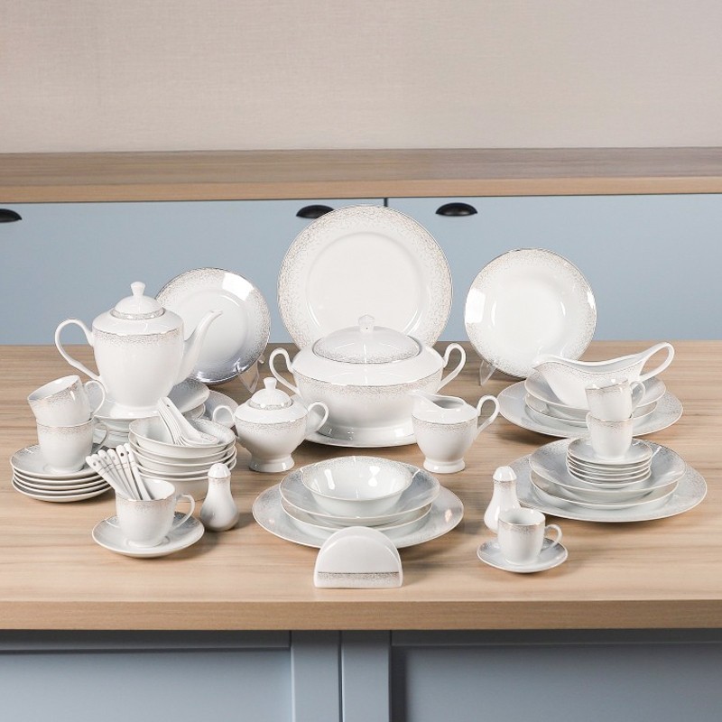 Service à Table en Porcelaine 72 Pièces