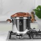 Cocotte 7L Inox 18/10 Manche Effet Bois – Falez