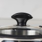 Faitout 22 cm Inox 18/10 avec Manche Noir – Falez