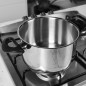 Faitout 22 cm Inox 18/10 avec Manche Noir – Falez